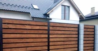Купить распашные ворота деревянные Людиново, цена от 2727 руб.