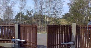 Купить распашные ворота из штакетника Людиново, цена от 2727 руб.