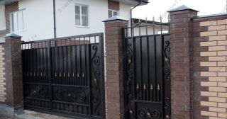 Купить распашные ворота кованные Людиново, цена от 4784 руб.